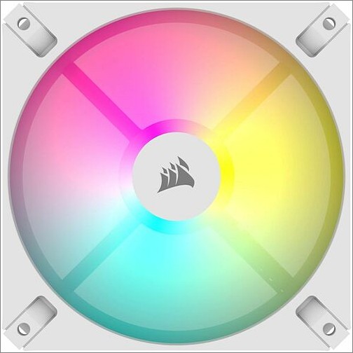 Corsair CO-9050168-WW Processor/Case Fans Corsair Icue Ar120 Digital Rgb 120mm Pwm Fan, Single Pack, White - 1 Pack - 4.72" Maximum Fan Diamet Co9050168ww 840006698982