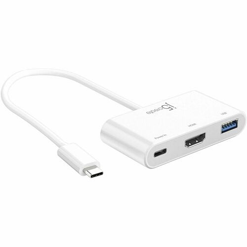 J5create JCA379 Connector Adapters J5create Usb-c To Hdmi And Usb 3.0 With Power Delivery - 1 X Usb 3.2 Type C - Male - 1 X Hdmi 2.1 Digi 