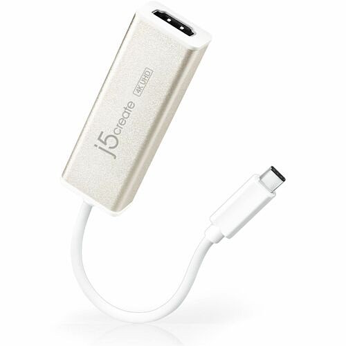 J5create JCA153 Connector Adapters J5create Usb-c To 4k Hdmi Adapter - 1 X Usb Type C - Male - 1 X Hdmi 2.0 Digital Audio/video - Femal 
