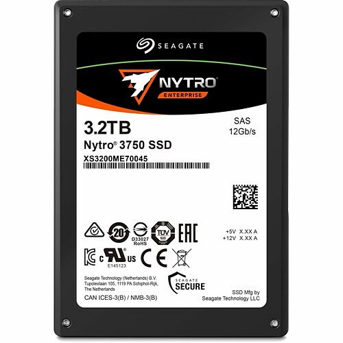 Seagate XS3200ME70045 Hard Drives Seagate Nytro 3000 Xs3200me70045 3.20 Tb Solid State Drive - 2.5" Internal - Sas (12gb/s Sas) - Writ 763649162347