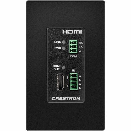 Crestron HD-RXC-4KZ-101-1G-B Video Consoles/Extenders Crestron Dm Essentials 4k60 4:4:4 Receiver For Hdmi, Rs-232, And Ir Signal Extension Over Catx Cable Hdrxc4kz1011gb 