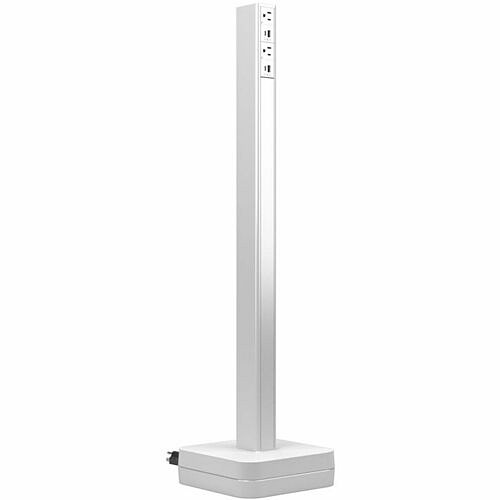 Middle Atlantic P4HUHUWH Power/Data Outlets Wiremold Dash Series Power Tower - White - 2 X Power Receptacles - 15 A Tower - White (p4huhuwh) 786776198355