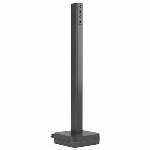 Middle Atlantic P4HUHUGR Power/Data Outlets Wiremold Dash Series Power Tower - Graphite - 2 X Power Receptacles - 125 V Ac / 15 A Rectangular To 786776198362
