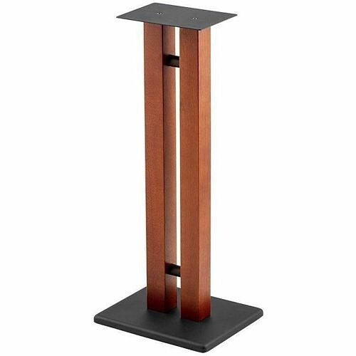 Monoprice 39169 Stands & Cabinets Monoprice Monolith 28in Speaker Stands, Cherry (each) - 50 Lb Load Capacity - 28" Height X 12" Width 889028133316