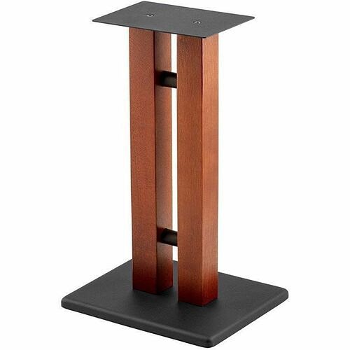Monoprice 42834 Stands & Cabinets Monoprice 18in Speaker Stands, Cherry (each) - 50 Lb Load Capacity - 18" Height X 12" Width X 10" De 889028170274