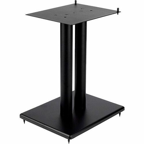Monoprice 42835 Stands & Cabinets Monoprice 18in Steel Speaker Stand With Adjustable Top Plate (each) - 75 Lb Load Capacity - 18" Heig 889028170281