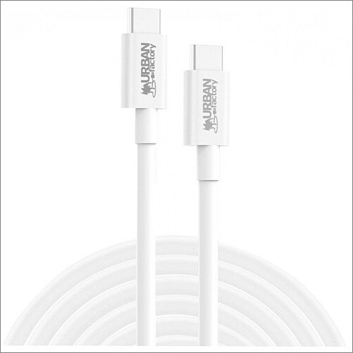 Urban Factory CAB02UF Cables Urban Factory Basee: 2 M Usb-c / Usb-c Cable - 6.56 Ft Usb-c Data Transfer Cable - First End: 1 X Us 888225020801