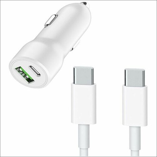 4xem 4XCARCHARGEKITW Miscellaneous Kits In Car Mobile Device Charging Kit - White - Including: 4xem Dual Usb Car Charger Adapter A/c And 4xe 841567004304