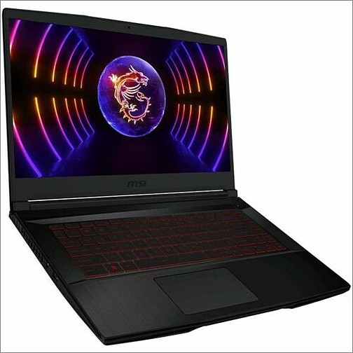 Msi THINGF6312437 Notebooks Msi Thin Gf63 Thin Gf63 12ve-437us 15.6" Gaming Notebook - Full Hd - Intel Core I5 12th Gen I5-12450 824142324974