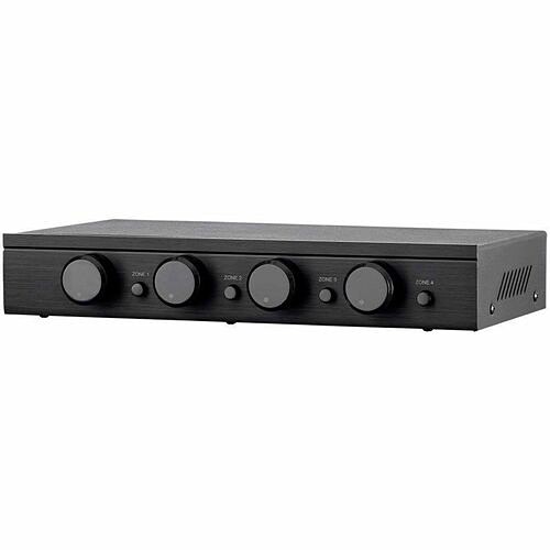 Monoprice 38159 System Selectors Monoprice Ssvc-4.1 Single Input 4-channel Speaker Selector With Volume Control - Amplifier, Receiver 889028123096