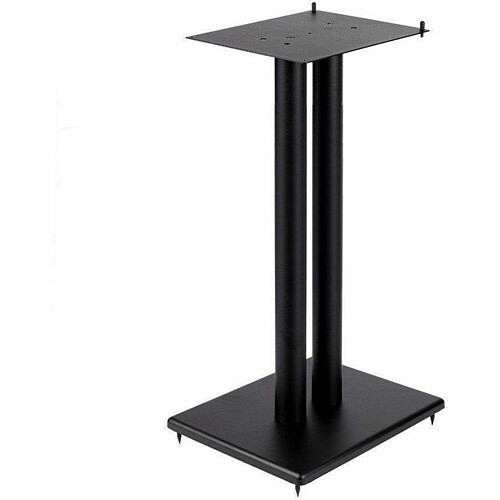 Monoprice 42838 Stands & Cabinets Monoprice Monolith 32in Steel Speaker Stand With Adjustable Top Plate (each) - 75 Lb Load Capacity - 889028170311