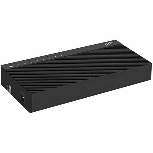 Monoprice 41711 Switches & Bridges Monoprice 8-port 10/100mbps Fast Ethernet Unmanaged Switch - 8 Ports - Fast Ethernet - 10/100base-t  889028159224