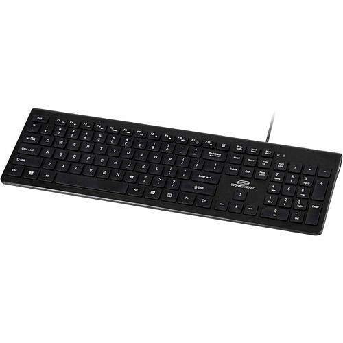 Monoprice 42114 Keyboards & Keypads Workstream Keyboard - Cable Connectivity - Usb Interface - English - Qwerty Layout - Membrane Keyswi 889028164204