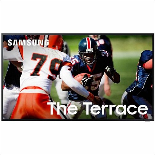 Samsung QN85LST9CAFXZA LCD TV Samsung The Terrace Lst9c Qn85lst9caf 84.5" Smart Led-lcd Tv - 4k Uhdtv - Titan Black - Hlg, Hdr10+, 887276757162