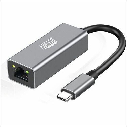 Adesso AUH-5000 Network Cards Adesso Usb-c To Ethernet Network Adapter (taa Compliant) - Usb Type C - 125 Mb/s Data Transfer Rate  Auh5000 783750012652
