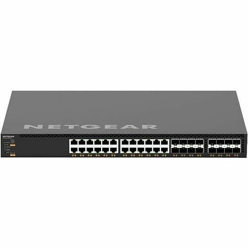 Netgear XSM4340V-TAANES Switches & Bridges Netgear Av Line M4350-24x8f8v Ethernet Switch - 24 Ports - Manageable - 25 Gigabit Ethernet - 10gbas Xsm4340vtaanes 606449168839