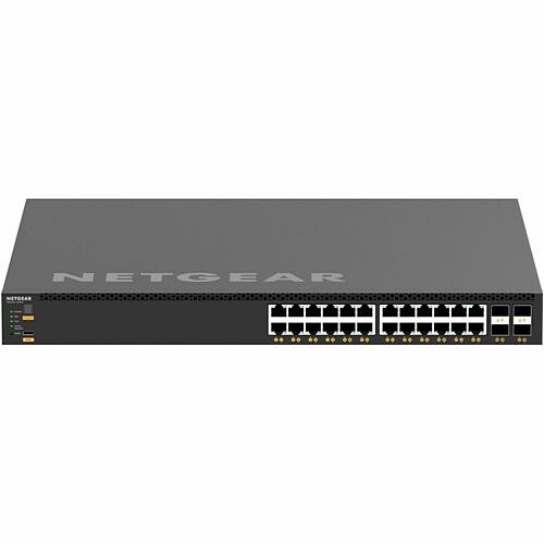 Netgear XSM4328CV-TAANES Switches & Bridges Netgear Av Line M4350-24x4v Ethernet Switch - 24 Ports - Manageable - 25 Gigabit Ethernet - 10gbase- Xsm4328cvtaanes 606449168815