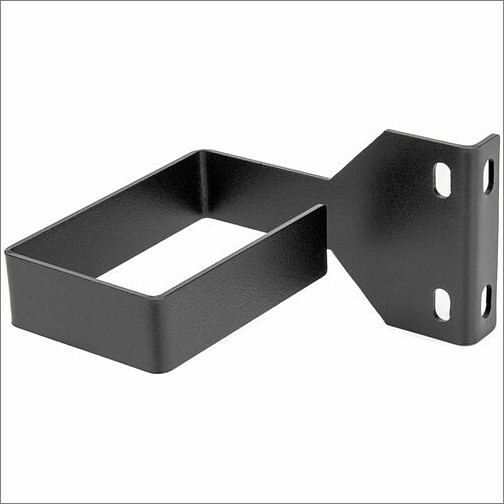 Rocstor Y10E048-B1 Cable Management Rocstor Vertical Cable Management Hook - D-ring - Black - 1 - 1.5u Rack Height X 4.37" Length - Stee Y10e048b1 810606039942