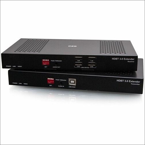 C2g C2G30055 Video Consoles/Extenders C2g Hdmi Hdbaset + Usb-b To A + Rs232 Over Cat Extender Box Tx To Box Rx (18gbps) 4k 60hz Up To 328f 757120300557