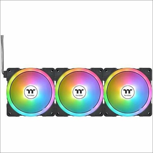 Thermaltake CL-F168-PL14SW-A Processor/Case Fans Thermaltake Swafan Ex14 Argb Cooling Fan - 3 Pack - 5.51" Maximum Fan Diameter - 3 X Fan(s) - 610.4  Clf168pl14swa 841163089378