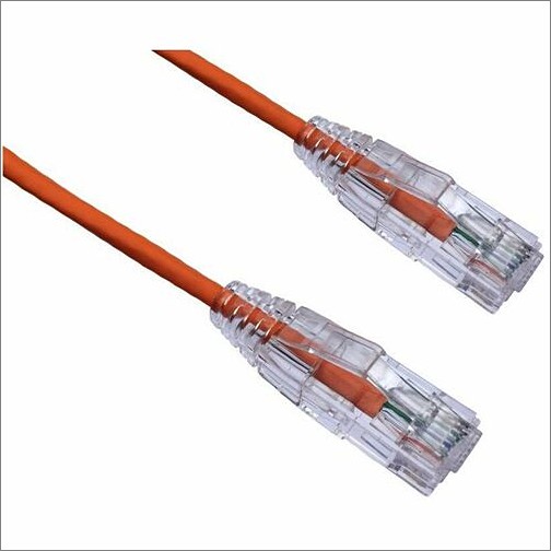 Axiom Memory AXG97974 Cables Axiom 100ft Cat6a Bendnflex Ultra-thin Snagless Patch Cable (orange) - Taa Compliant - 100 Ft Catego 840177893742