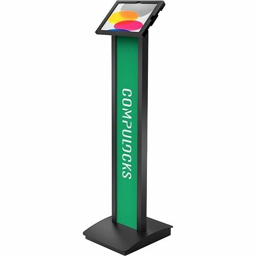 Maclocks 140B209SWLB Stands & Cabinets Compulocks Ipad 10.9" 10th Gen Swell Enclosure Brandable Floor Stand Black - Swell Brandme - Up To 1 819472028968