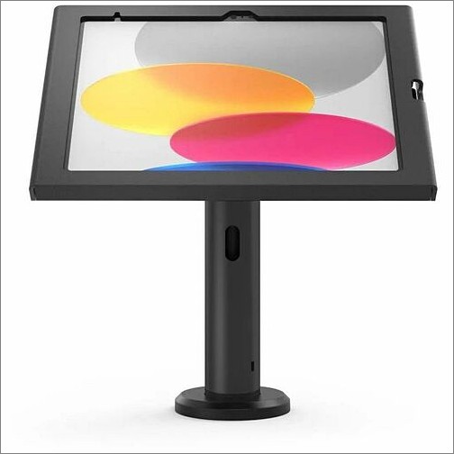 Maclocks TCDP04209SWLB Mounting Kits Compulocks Ipad 10.9" 10th Gen Swell Enclosure Tilting Stand 4" Black - High-grade Metal Enclosure,  819472029033