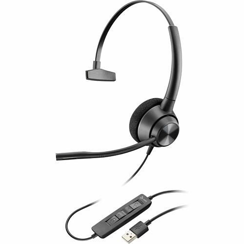 Hp 767F9AA Headsets/Earsets Poly - Microsoft Teams Certification - Mono - Usb Type C - Wired - 32 Ohm - 50 Hz - 8 Khz - On-ear - 197029428226