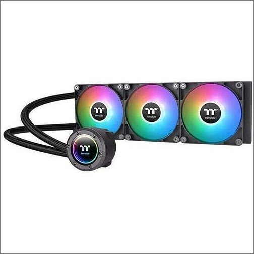 Thermaltake CL-W376-PL14SW-A Processor/Case Fans Thermaltake Th420 V2 Argb Sync All-in-one Liquid Cooler - 5.51" Maximum Fan Diameter - 3 X Fan(s) -  Clw376pl14swa 841163087930