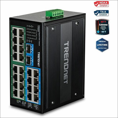 Trendnet TI-PG262 Switches & Bridges 26 Port Ind Gig Poe Switch (ti-pg262) Tipg262 710931162585