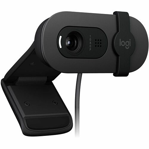 Logitech 960-001579 WebCams Logitech Brio 105 Webcam - Graphite - 1920 X 1080 Video (960-001579) (log960001579) 097855188168
