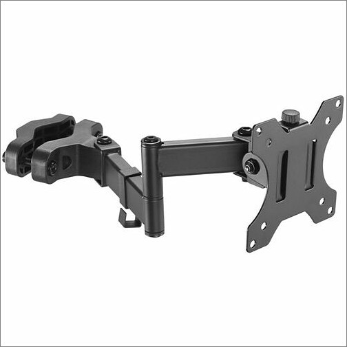 Amer Networks PM111 Mounting Kits Amer Mounts Pm111 Mounting Arm For Monitor, Pole Mount - Matte Black - 1 Display(s) Supported - 17"  650177702810