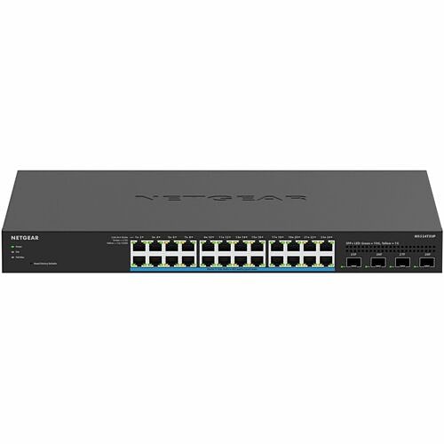 Netgear MS324TXUP-100NAS Switches & Bridges Netgear 24-port Multi-gigabit (2.5g) Ethernet Ultra60 Poe++ Smart Switch With 4 Sfp+ Ports - 24 Port Ms324txup100nas 606449165258