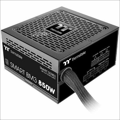 Thermaltake PS-SPD-0850MNFABU-3 Power Supplies Thermaltake Smart Bm3 Bronze 850w - Tt Premium Edition - Internal - 3.3 V Dc, 5 V Dc, -12 V Dc, 12 V Psspd0850mnfabu3 841163089910