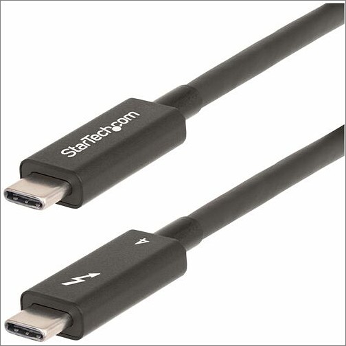 Startech A40G2MB-TB4-CABLE Cables Startech.com 6ft (2m) Active Thunderbolt 4 Cable, 40gbps, 100w Pd, 4k/8k Video, Intel-certified, Com A40g2mbtb4cable 065030895859