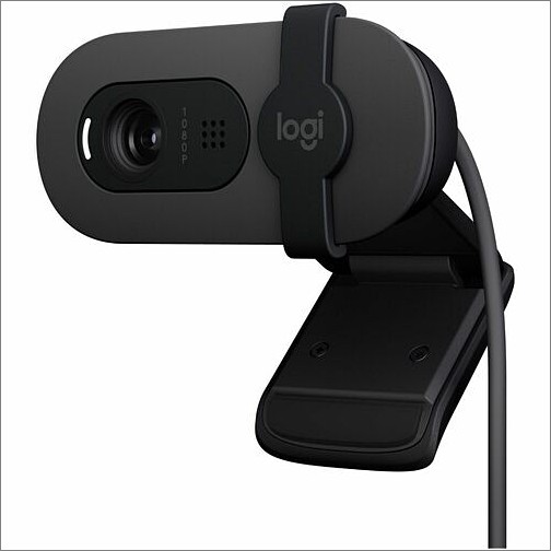 Logitech 960-001580 WebCams Logitech Brio 100 Webcam - 2 Megapixel - 30 Fps - Graphite - Usb Type A - 1920 X 1080 Video - Fixed  960001580 097855188588