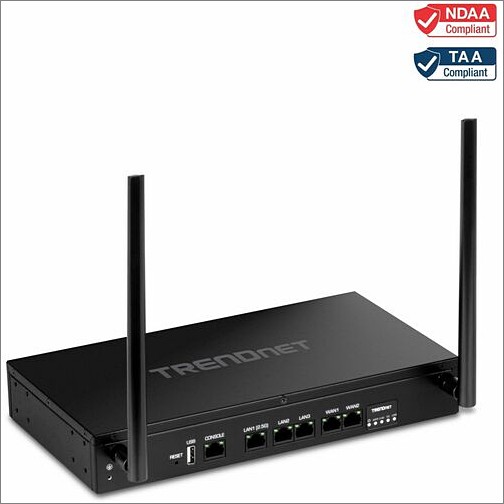 Trendnet TEW-929DRU Wireless Routers Trendnet Ax1800 Dual-band Wifi 6 Gigabit Dual-wan Vpn Router, Small Business, Virtual Private Networ Tew929dru 710931131109