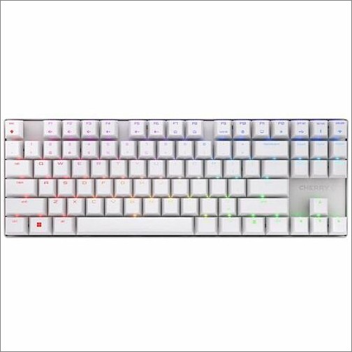 Cherry G80-3882LXAUS-0 Keyboards & Keypads Cherry Mx 8.2 Tkl, Wireless, Mx Brown Rgb Switch, White - 3 Connection Modes, Abrasion Resistant Key G803882lxaus0 840183607241