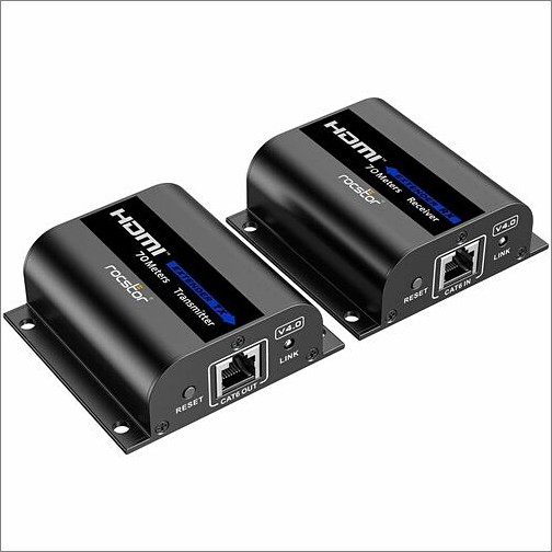 Rocstor Y10G008-B1 Video Consoles/Extenders Rocstor Truereach Hdmi Extender Over Cat6/cat6a/cat7 Ethernet Cable - 4k 30hz Up To 131ft (40m) Or 1 Y10g008b1 810606039997