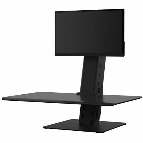 Humanscale QSE2SMB Tables & Desks Humanscale Quickstand Eco, Single Monitor, Black - 35 Lb Capacity - Height Adjustable - 30" Table To 810125873300