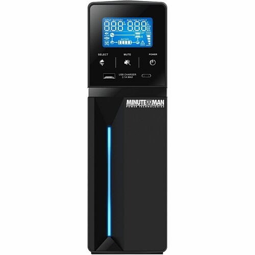 Minuteman ETR850LG UPS General Purpose Minuteman Entrust-lg Etr850lg 850va Mini-tower Ups - Mini-tower - Avr - 120 V Ac Input - 104 V Ac, 1 784755156723