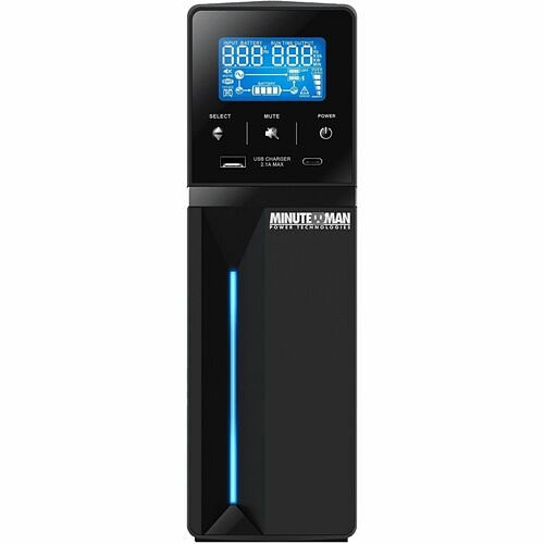 Minuteman ETR550LG UPS General Purpose Minuteman Entrust-lg Etr550lg 550va Mini-tower Ups - Mini-tower - Avr - 120 V Ac Input - 104 V Ac, 1 784755156716