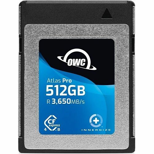 Owc OWCCFXB4P00512 Memory Cards Owc 512gb Atlas Pro Cfexpress Type B 4.0 Memory Card - Up To 3000 Mb/s Write And 3650 Mb/s Read Spee 810144629667