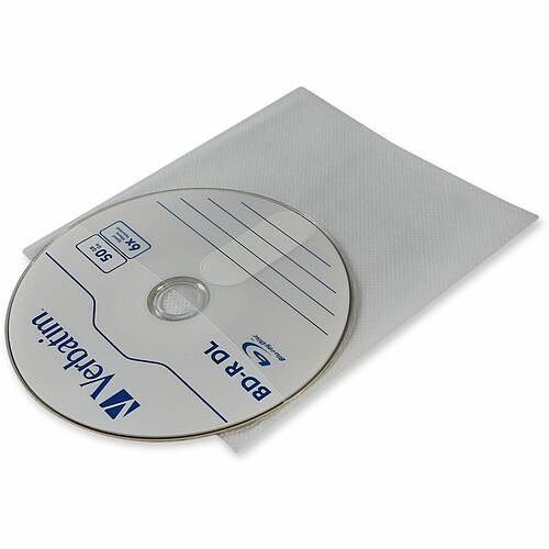 Verbatim 71125 Storage Media Cases Verbatim Double-sided Disc Sleeves-50pk - Envelopecd/dvd/blu-ray Disc (71125) 023942711254
