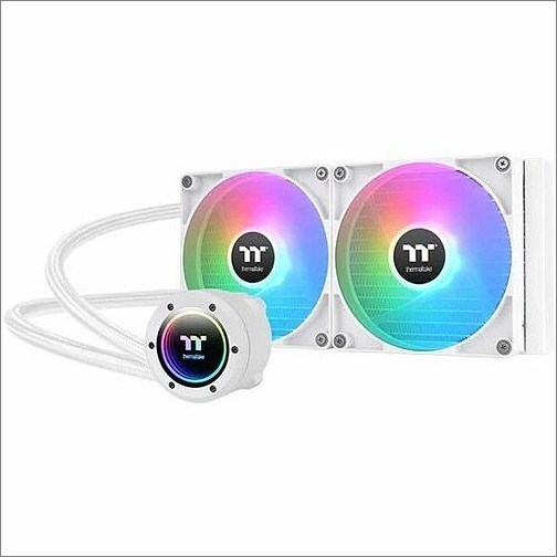 Thermaltake CL-W377-PL14SW-A Processor/Case Fans Thermaltake Th280 V2 Argb Sync All-in-one Liquid Cooler - Snow Edition - 5.51" Maximum Fan Diameter  Clw377pl14swa 841163089262
