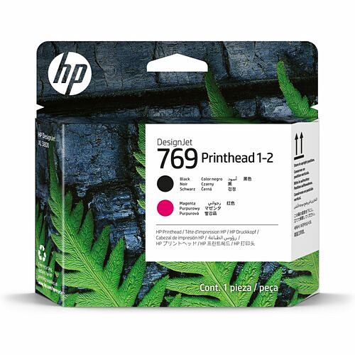 Hp 7K5U5A Toners & Ink Cartridges Hp 769 Original Laser Printhead - Black, Magenta Pack (7k5u5a) 197192560457