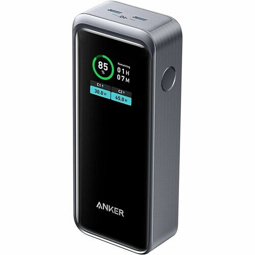 Anker A1335011 Power Banks Anker Prime 12,000mah Power Bank - For Iphone, Macbook - 12000 Mah - 2 X Usb - Black (a1335011) 194644130916