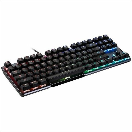 Msi GK50TKLB Keyboards & Keypads Msi Vigor Gk50 Elite Tkl Ll Us Gaming Keyboard - Cable Connectivity - Usb 2.0 Type C Interface - Rgb 824142329184