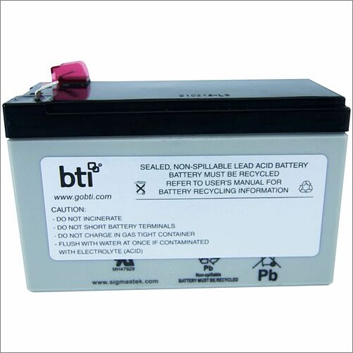 Battery Technology APCRBC114-SLA114 UPS Batteries Bti Replacement Battery Apcrbc114 For Apc - Ups Battery - Lead Acid - 12 V Dc - Lead Acid - Sealed ( Apcrbc114sla114 886734893992