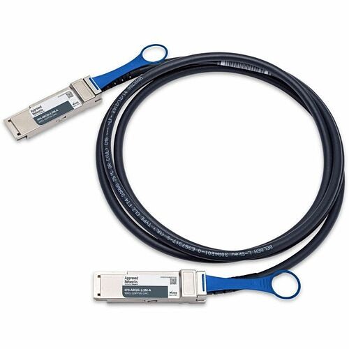 C2g 470-ABQG-2.5M-A Cables Approved Networks 100gbase Qsfp28 Passive Dac Cable (qsfp28 To Qsfp28) - 8.20 Ft Twinaxial Network C 470abqg25ma 